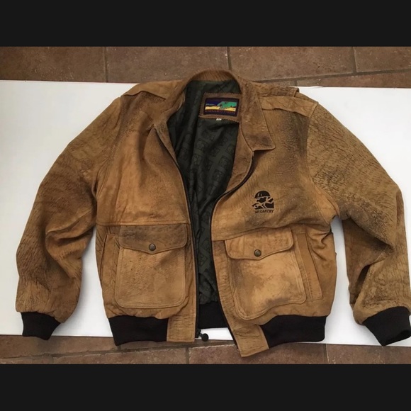 Tony Nowak Authentic Rare Brown Leather Jacket XL Made In USA - Picture 3 of 12